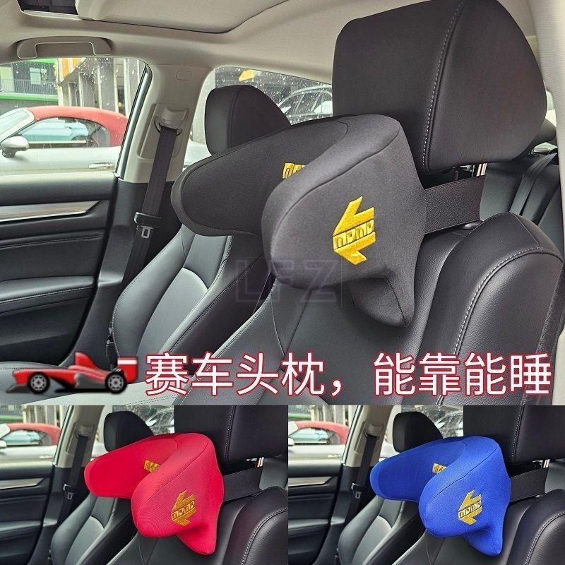 Universal Car Seat Headrest หมอนสบายคอ Head Rest Hellaflush เบาะสําหรับ Mugen/Bride/MOMO/Sparco/OMP/