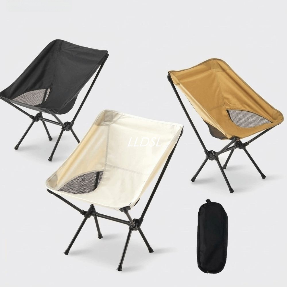 Folding Camping Chair Portable Wear-resistant Portable Moon Chair Space Chair Breathable Sturdy with