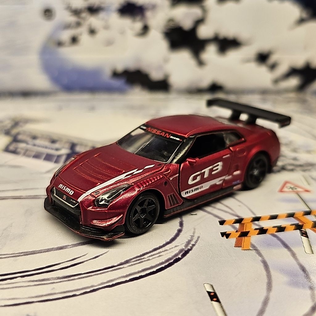 โมเดล รถของเล่น Majorette Nissan GTR R35 GT3 Nismo สีแดงGT3 นอกแพ็ค รถสวย หายาก