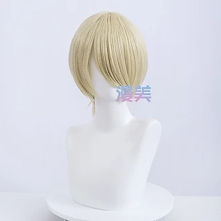 【Manmei】30cm Universal Short Wig Heat Resistant Synthetic Hair Cosplay Wigs