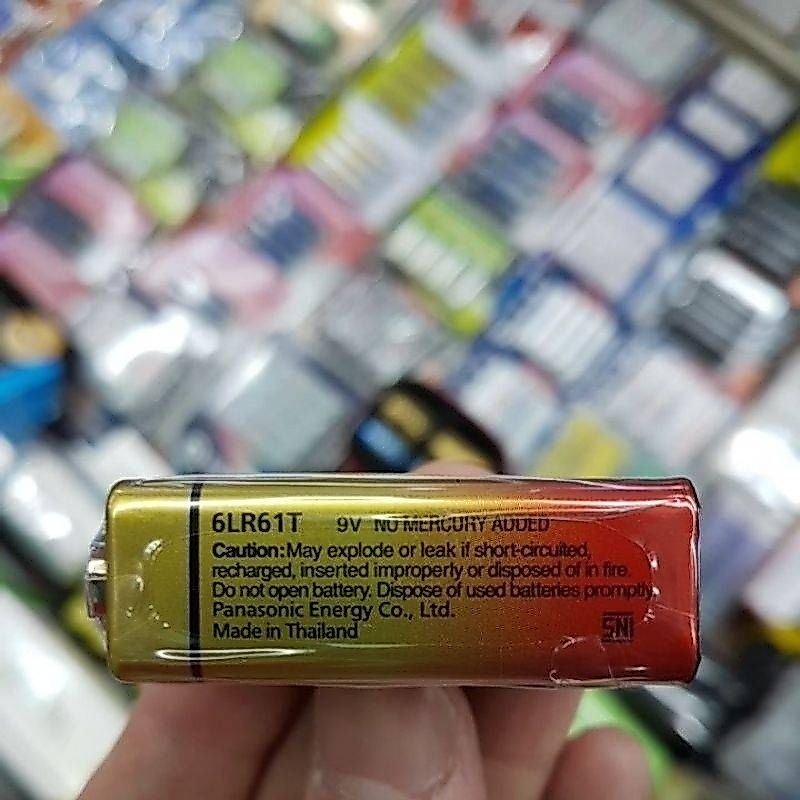 (แพคซีล 1ก้อน) ถ่าน Panasonic 9V Alkaline จำนวน1ก้อน รูปที่ 2