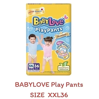 ถูกมากก✨️ผ้าอ้อมเบบี้เลิฟ เพลย์แพ้นท์ พรีเมี่ยม ไซด์ M - XXXL