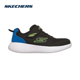 Skechers สเก็ตเชอร์ส รองเท้าวิ่งเด็กผู้ชาย Boys GOrun 400 V2 Quanta-Stride Running Shoes - 405084L-BLK (latest)