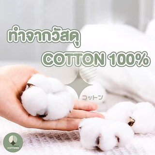 【COTTONO コットンノ】CTN051 ผ้าเช็ดจาน ผ้าขีริ้ว ทำความสะอาด ลายรังผึ้ง ซับน้ำได้ดี สไตล์ญี่ปุ่น
