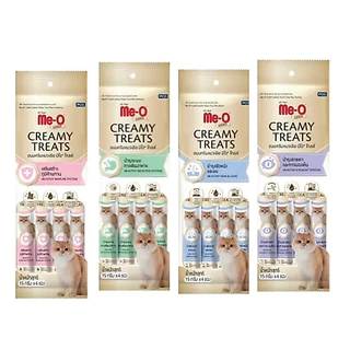 Me-O Gold Creamy Treat มีโอ ครีมมี่ ขนมแมวเลีย 60g (4ซอง/แพ็ค)
