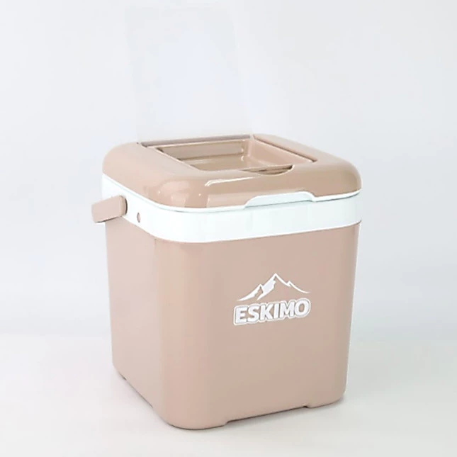 แถมแก้วน้ำ 12L ESKIMO กระติกเหลี่ยม กระติกแคมป์ปิ้ง เก็บเย็นนาน 36 ชั่วโมง สำหรับ แคมป์ปิ้ง กระติกเก็บความเย็น KC1180SQ thumbnail 6