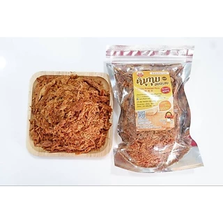 เศษหมูทุบอบกรอบ แบบป่นชิ้นเล็ก ถุง 250g. กรอบ หอมอร่อย โรยข้าว ของกิน ขนม ของกินเล่น หมูทุบเพ็ญนภา