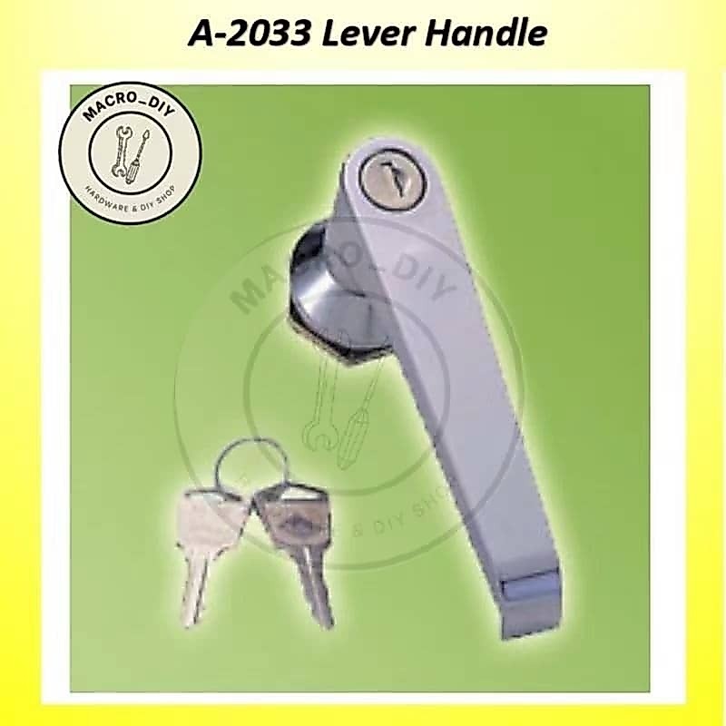 ก-2033 ข-2033ก้านโยกจับล็อคตู้โลหะล็อคแผงล็อคสวิทช์บอร์ดแผงไฟฟ้ากล่องพร้อมกุญแจ