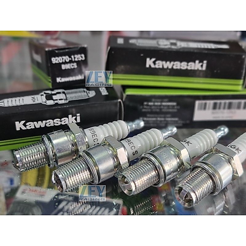 หัวเทียน NGK B9ECS % Kawasaki Ninja ZX150 KR150 Kips RR150 RR KRZ KRR RXZ TZM Y125Z RGV