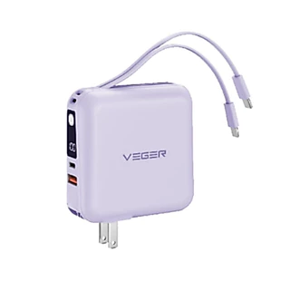 VEGER Powerbank 15000mAh รุ่น P15 พาวเวอร์แบงค์ แบตสำรอง น้ำหนักเบา มีระบบป้องกันกระแสไฟเกิน Alot