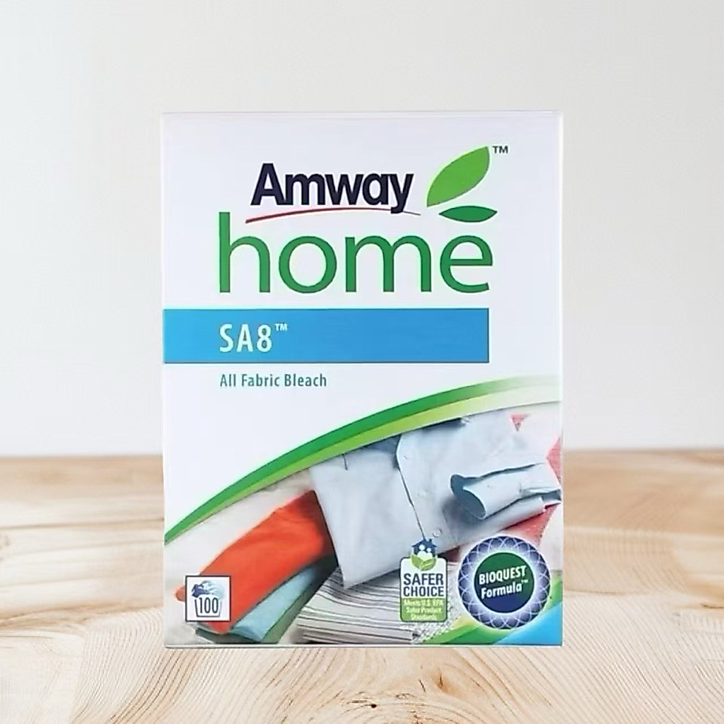 SA8 All Fabric Bleach 1kg , SA8 Premium Concentrated Laundry Detergent 3kg ผงชักฟอก สูตรเข้มข้น