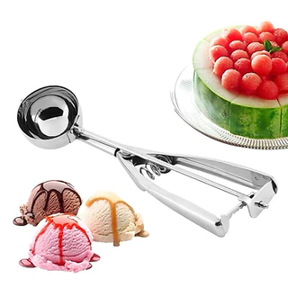 *พร้อมส่ง* ที่ตักไอศครีมสแตนเลส (3ขนาดให้เลือก) ช้อนตักไอติม ที่ขูดไอศครีม Ice Cream Scoop