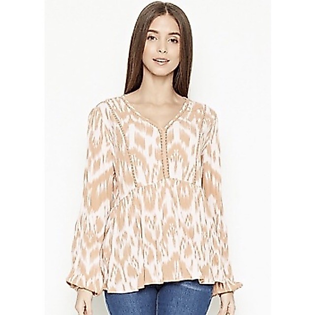 Preloved Padini Blouse Tops Filanto Baju Wanita Khaki Pantai Hawaii Style