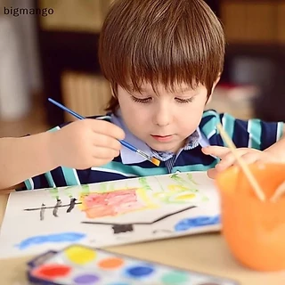 [bigmango] แปรงวาดภาพ 20 ชิ้นสําหรับวาดภาพ Handcraft Arts และ Craft สําหรับศิลปะ Hook Line อุปกรณ์จิตรกรรมสต็อกใหม่