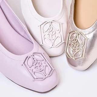 LA BELLA รองเท้าคัชชูหนังแกะ รุ่น ELEGANTE FLATS 12 สี