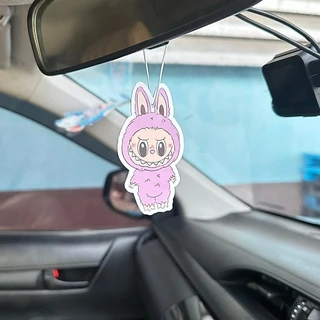 เเผ่นน้ำหอม ลายlabubu พร้อมส่ง แผ่นปรับอากาศ แถมเชือก ดับกลิ่นในรถ ตู้เสื้อผ้า ห้องน้ำ/ห้องนอน