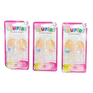 (ยกโหล 12 แผง) จุดนม 1x3 ยี่ห้อ cupid ไซซ์ S M L