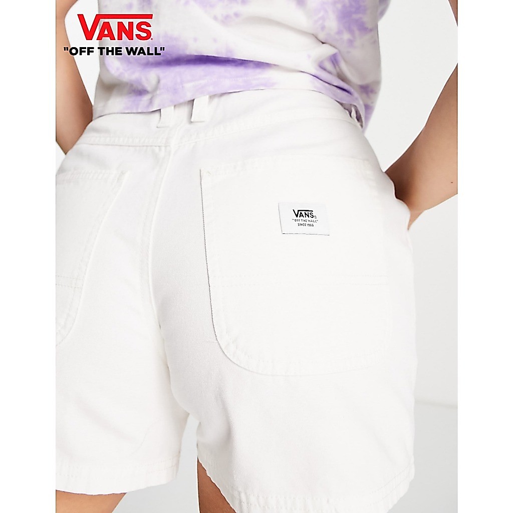 VANS GROUND WORK SHORT - MARSHMALLOW กางเกงขาสั้น กางเกงแวนส์ ผู้หญิง — صورة 5