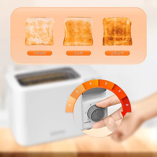 SCE Plus Toaster เครื่องปิ้งขนมปัง 2 ช่อง รุ่น TT1 - รับประกัน 2 ปี