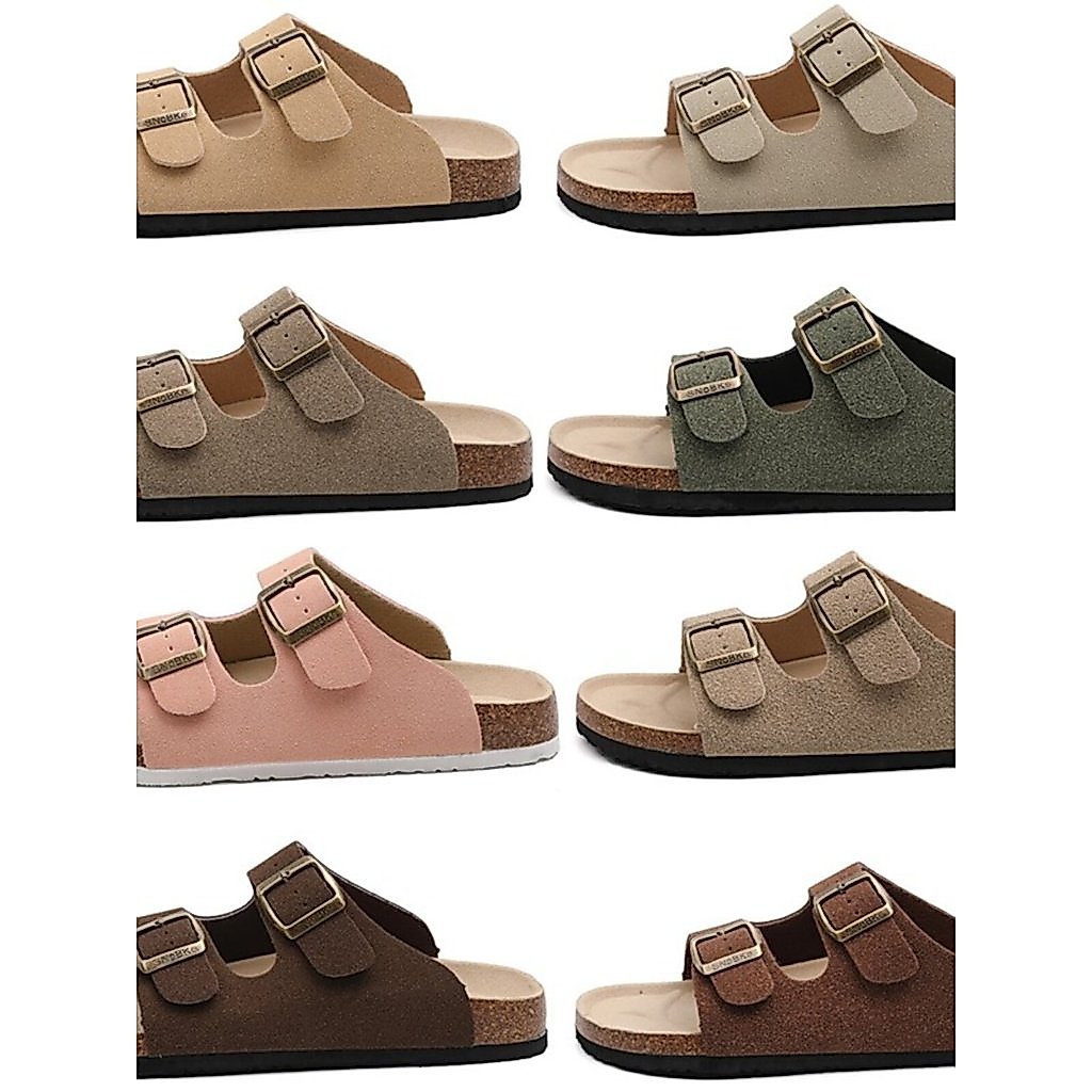2026 สินค้าใหม่ Sanno Baker Doc All-Match Cork รองเท้าแตะรองเท้าแตะผู้ชายผู้หญิง Casual Anti-Slip รอ