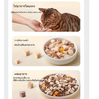 Bite of wild Freeze Dried ไบต์ออฟไวด์ ฟรีซดราย 40g. เหมาะสำหรับทั้งสุนัขและแมว ไม่ปรุงรส โปรตีนสูง
