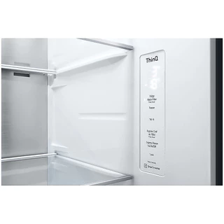 LG ตู้เย็น Instaview Door-in-Door รุ่น GC-X257SQZW ขนาด 22.4 Q│Smart Inverter Compressor│WI-FI control