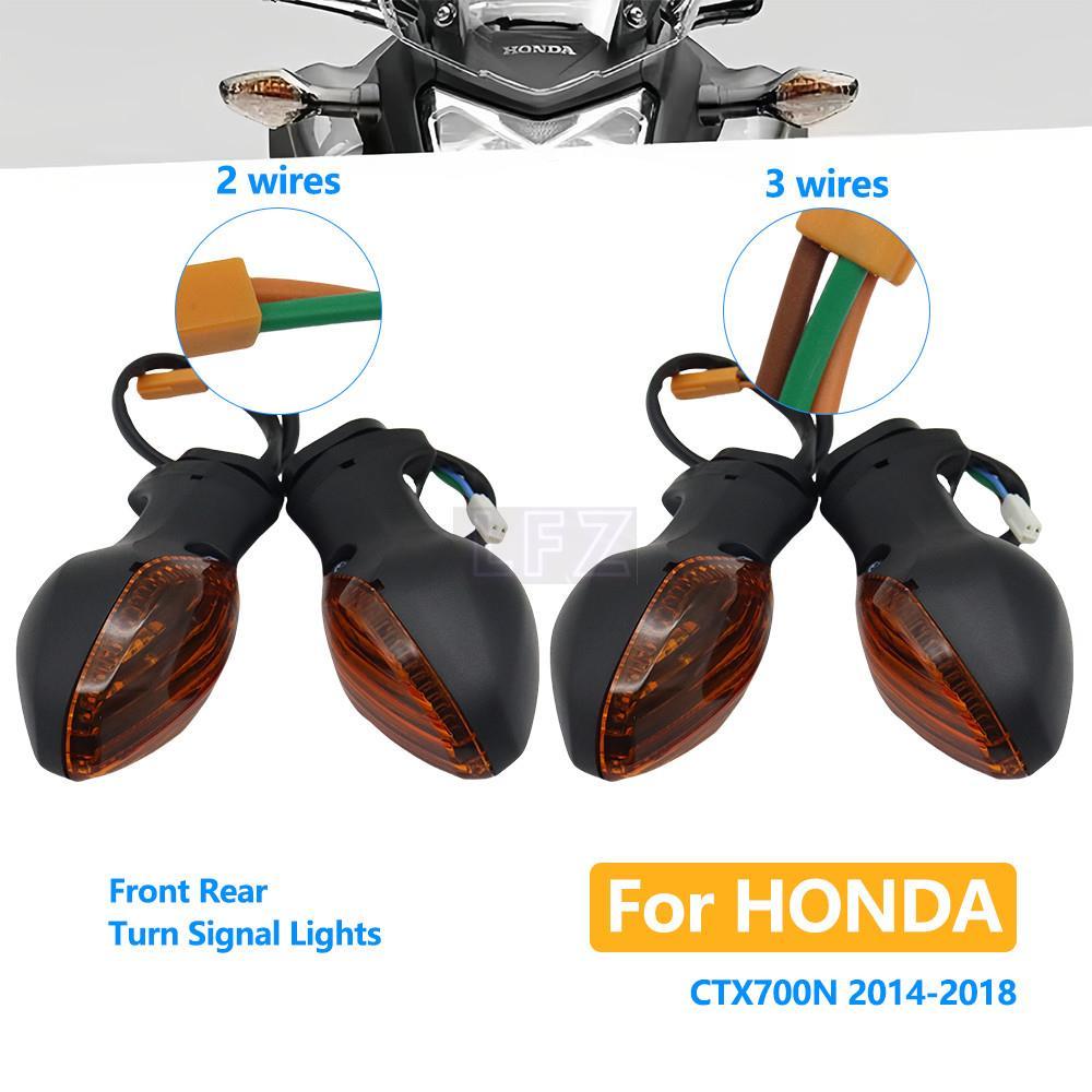 ไฟเลี้ยว LED สําหรับ Honda CTX700N CTX 700N CTX700/700N 2014-2018 อุปกรณ์เสริมรถจักรยานยนต์ด้านหน้าด
