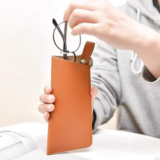 PU กระเป๋าแว่นตา เคสใส่แว่น แบบพกพาทนทานกันน้ํา ผู้ชายและผู้หญิง Glasses case