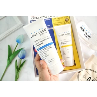โฟมล้างหน้า Clear nose Acne Care Solution Cleanser / Bright Micro Solution Cleanser