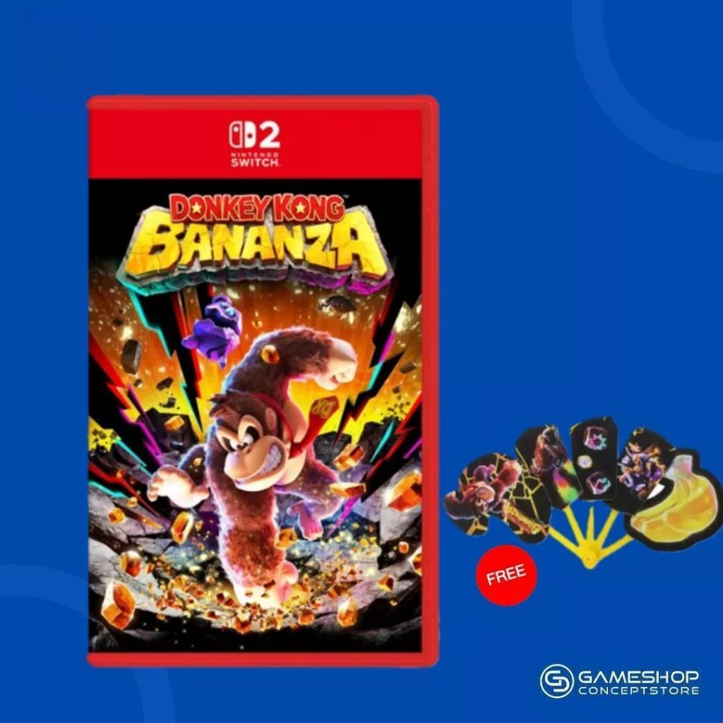 [แถมพัด ซับไทย ส่งด่วน] Nintendo Switch 2 : Nsw2 Donkey Kong Bananza (US-Asia)