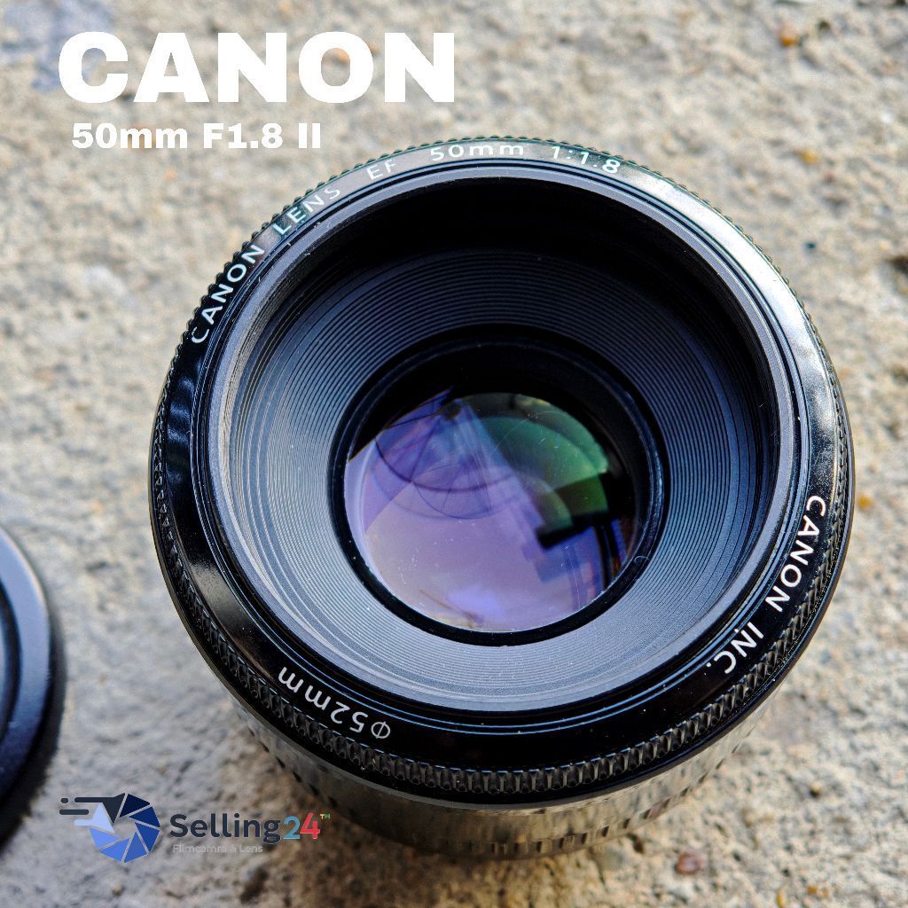 เลนส์กล้อง Canon EF 50mm F1.8 II เลนส์ Prime Portrait / Canon EF Mount