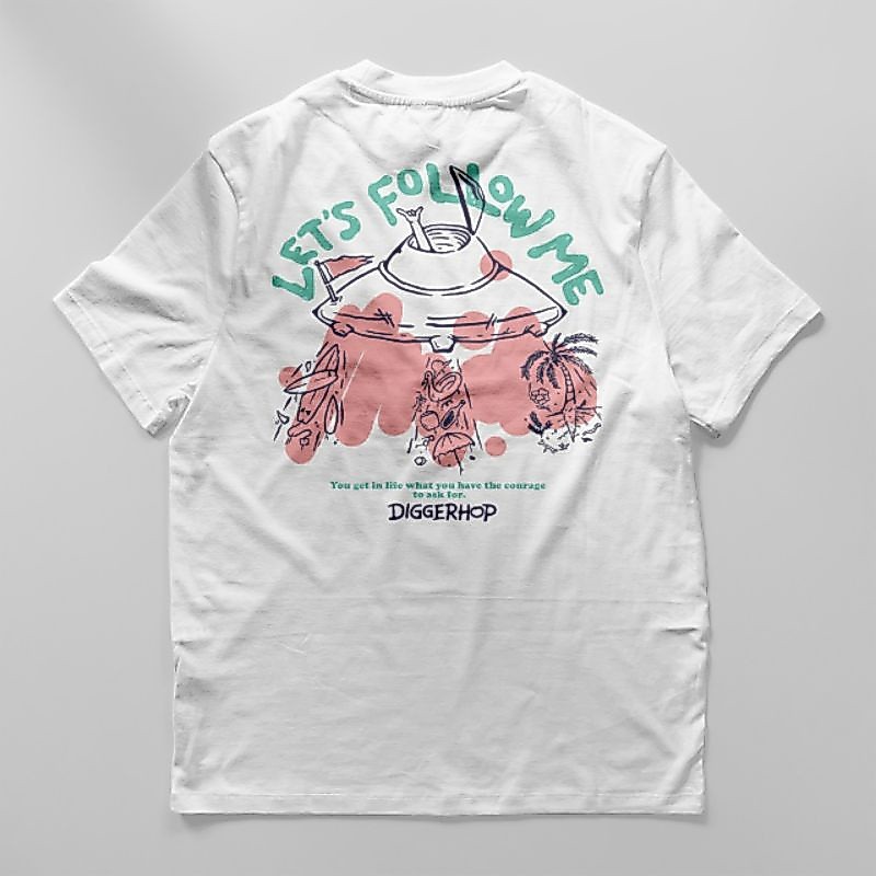 เสื้อยืด DIGGERHOP Follow Me (Unisex)