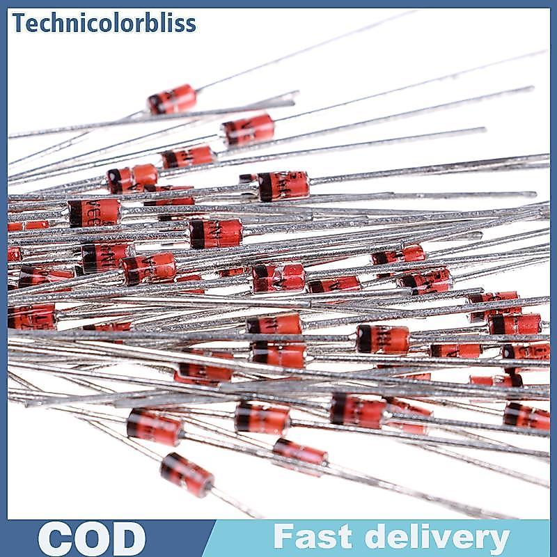 Tcbs 50pcs 1W 5.1V Zener ไดโอด 1N4733A 1N4733 IN4733A IN4733 5V1 โวลต์ DO-35 Bliss