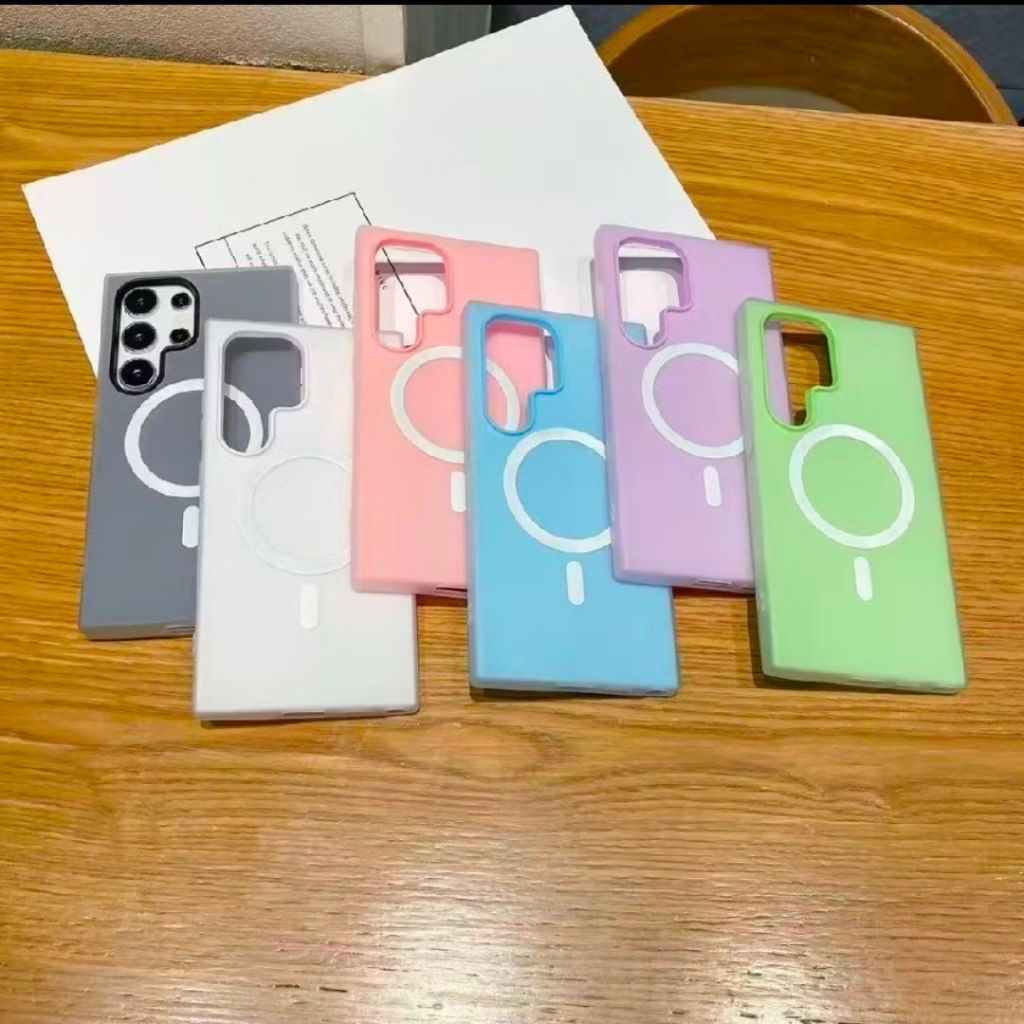 เคส2 in 1 สำหรับ Samsung S22U S23U S24FE S24U S25FE S25P S25U S26P S26U เคสJelly สีพาสเทล ส่งในไทย #