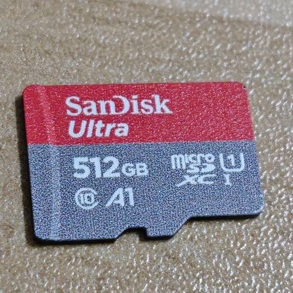 การ์ดหน่วยความจำ SanDisk Ultra 512GB microSDXC A1 (C10/UHS-I) แท้ ประกันศูนย์ มือสอง Memory Card Pho