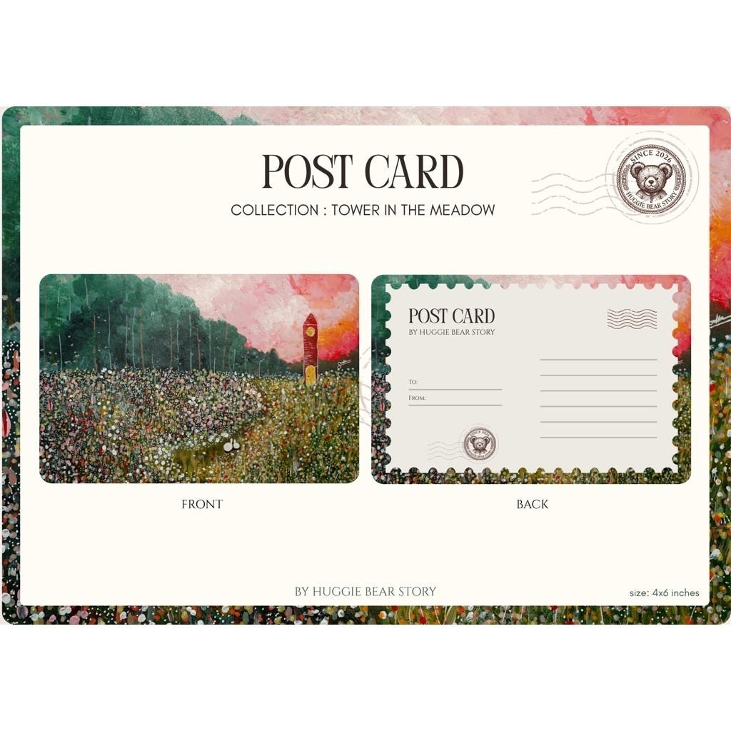 [Huggie Bear Story] - Huggie Postcards (4*6 inch)