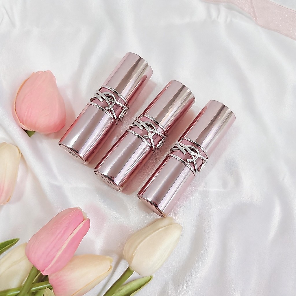 ใหม่เอี่ยม ของแท้ พร้อมส่ง YSL Loveshine Candy Glow 3.1g ลิปบำรุงมีสี ปากฉ่ำวาว ลดเลือนริ้วรอยปาก ของแท้