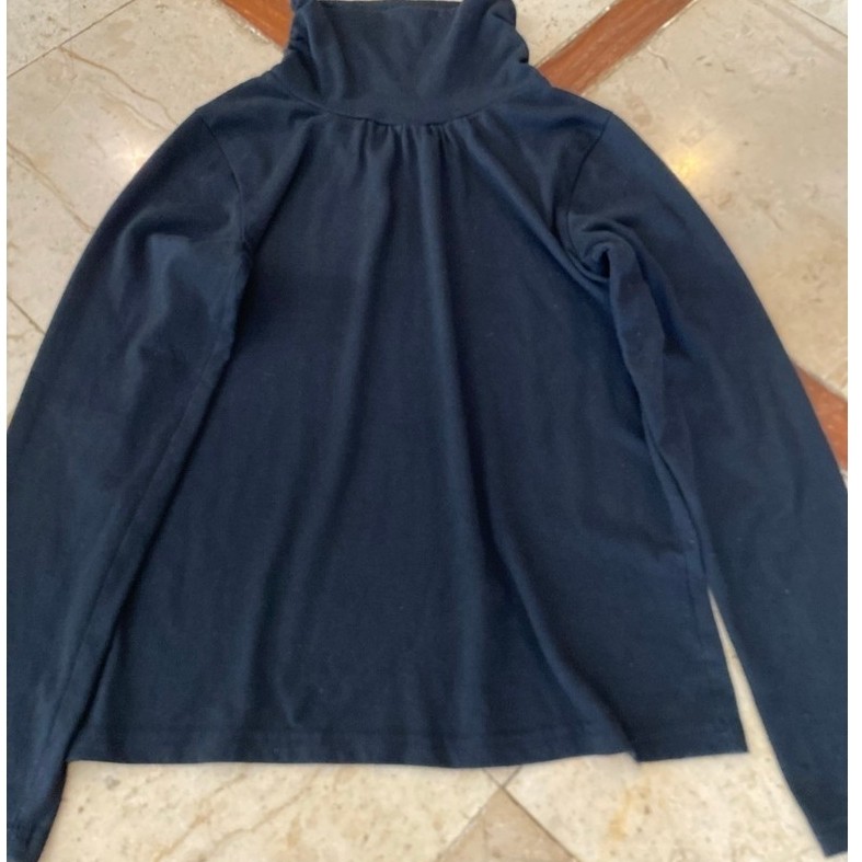 A338/เสื้อคอเต่าสีดำ sz.m คนอก32-34ใส่