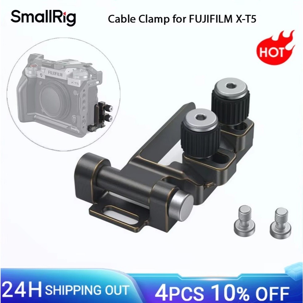 SmallRig X-T5 Cable Clamp สําหรับ USB-C สําหรับ FUJIFILM X-T5 กรง 3870/4135