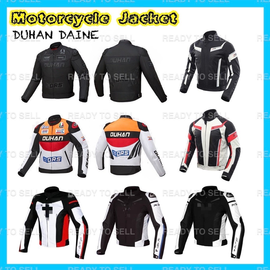 Motocycle Jacket Duhan Daine เสื้อการ์ดขับรถ [การ์ด5จุด]