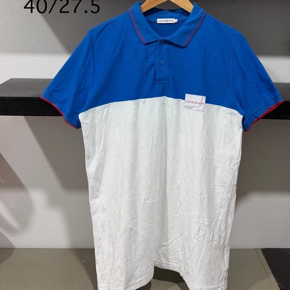 เสื้อคอปก CK ของแท้มือสอง