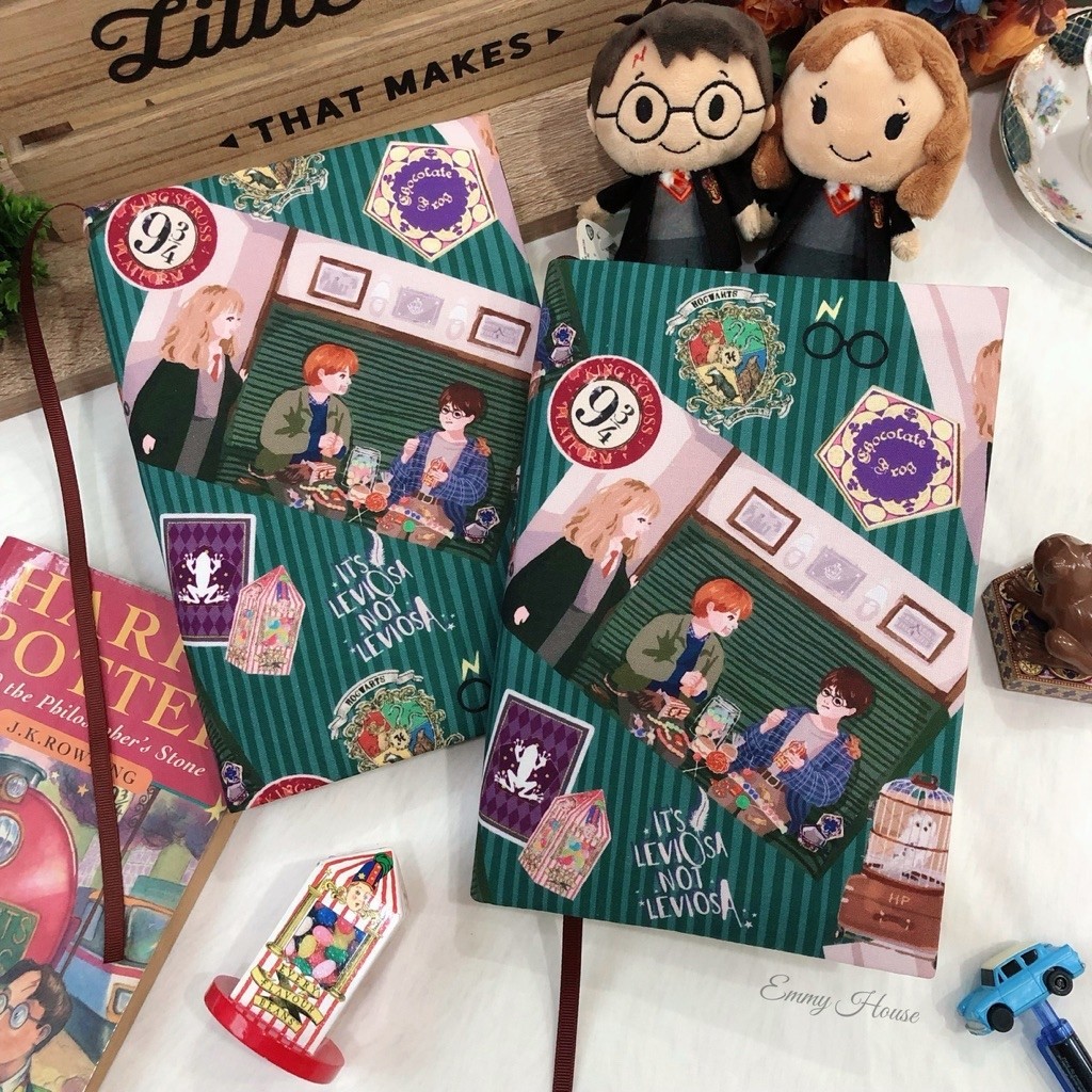 มาใหม่ 6 ลาย ปกหนังสือผ้า A5 , B6 | ปกผ้าใส่หนังสือ | Book Cover ♡ʕ·ᴥ·ʔ รวมลายน่ารัก set 1