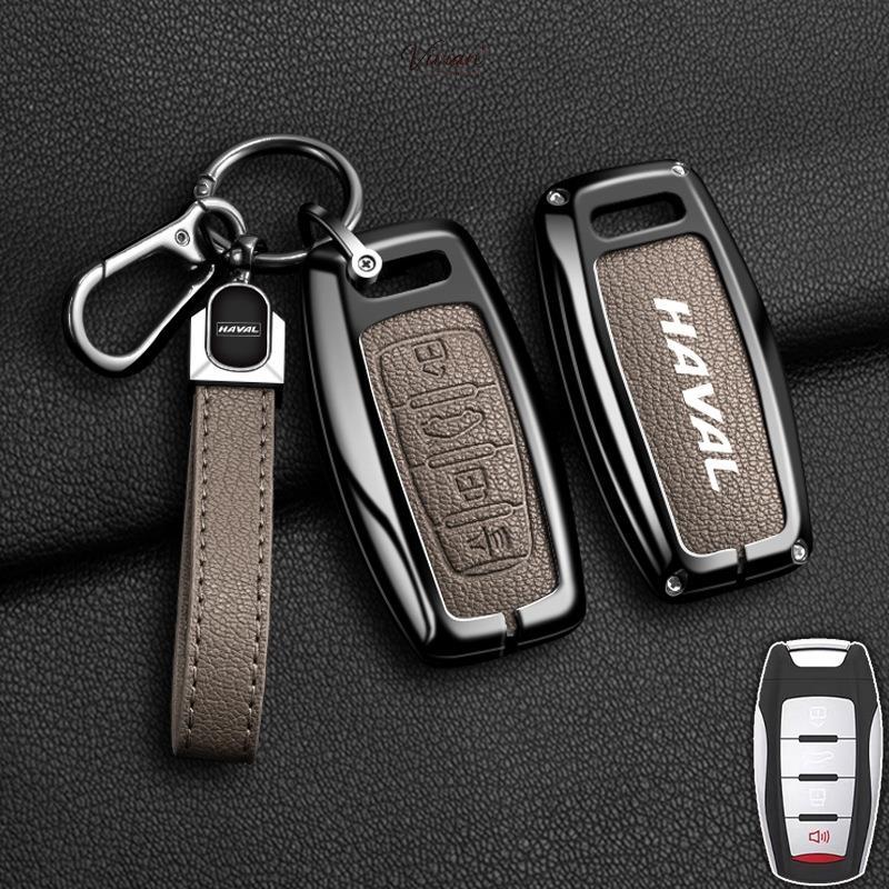 เคสกุญแจรถมสําหรับ เคสกุญแจ HAVAL JOLION PHEV H6 HEV H2 H2s H1 2022 2023 H5 M4 H9 พวงกุญแจรถยนต์ กัน