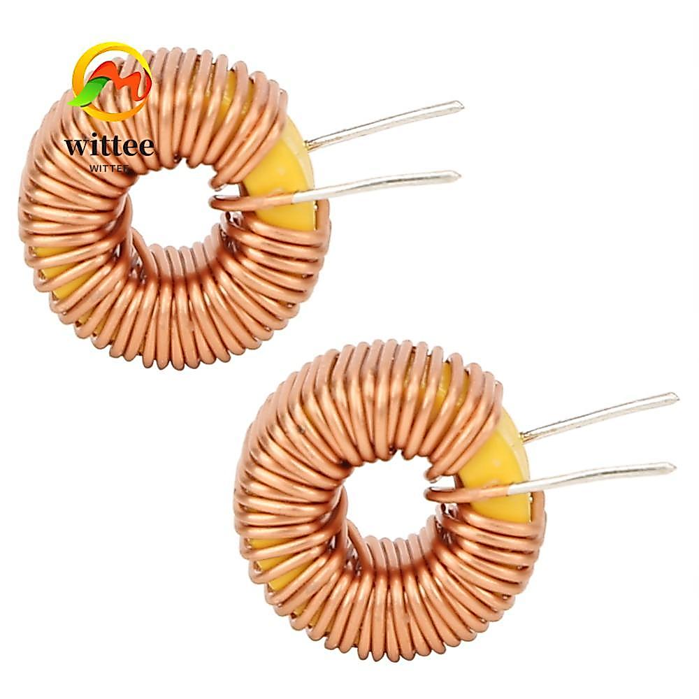 WITTEE 20PCS Toroid Inductor ลวด, 0.6 มม.แนวตั้ง Toroid Toroidal Inductor, ความต้านทานต่ํา 100UH Tor