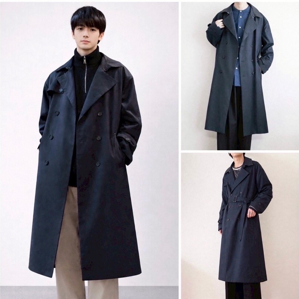 แบรนด์:CASPER JOHN โค้ทโอเวอร์เทรนช์โค้ท ของ Casper John -runway-แบรนด์ญี่ปุ่นมือ1🇯🇵