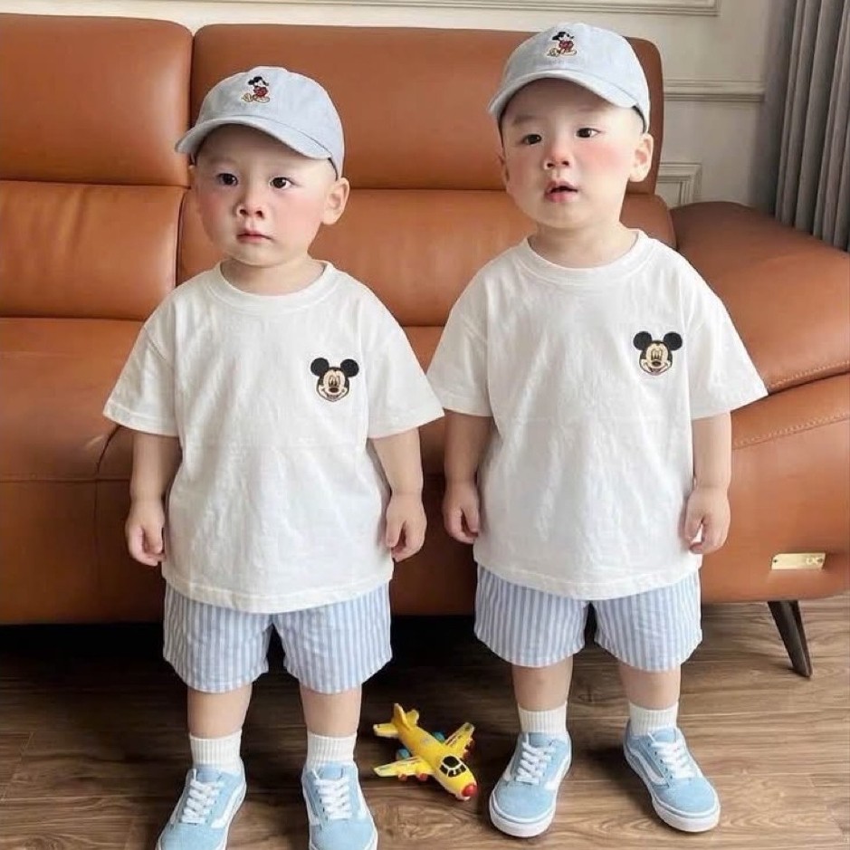 #พร้อมส่ง 🇻🇳 🐭 [ 𝐌𝐈𝐂𝐊𝐄𝐘 𝐂𝐀𝐏 & 𝐒𝐇𝐎𝐑𝐓𝐒 𝐒𝐄𝐓 ] ชุดเซตสุดคุ้มแถมหมวกแก๊ป! 🔥✨