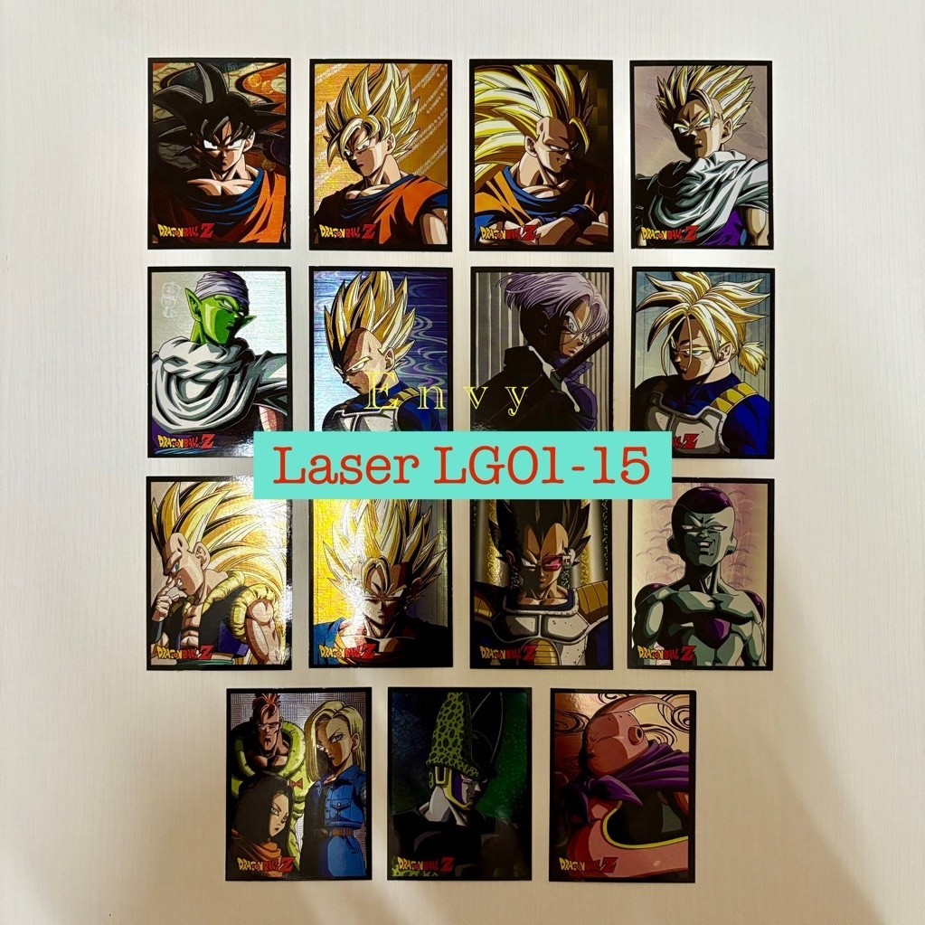 ✨พร้อมส่ง✨ ของแท้ 💯 โอเดนย่า อัลบั้มสมุดสะสมสติ๊กเกอร์ ODEN-YA DRAGON BALL Z - L LG01-15 เลเซอร์ [ แยกสติ๊กเกอร์ ]