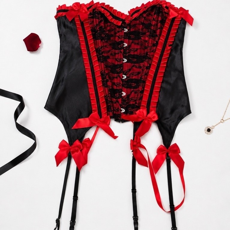 ✨❤️*CRYSTALYN* เกาะอกคอร์เซ็ต Corset / Corset / Tube  / เสื้อกล้าม / Camisoles Boning Y2K Vintage Eu