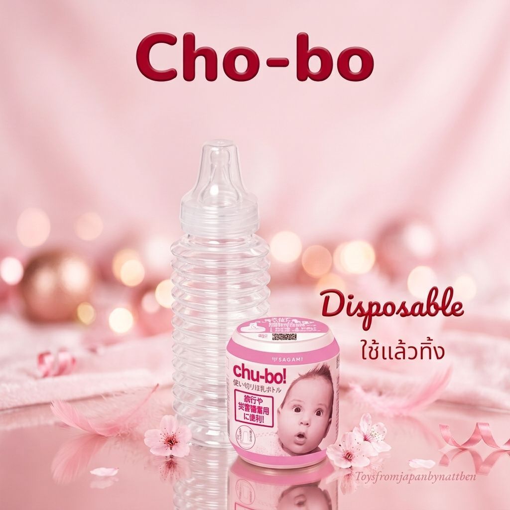 Meiji chu-bo! ขวดนมแบบใช้แล้วทิ้ง