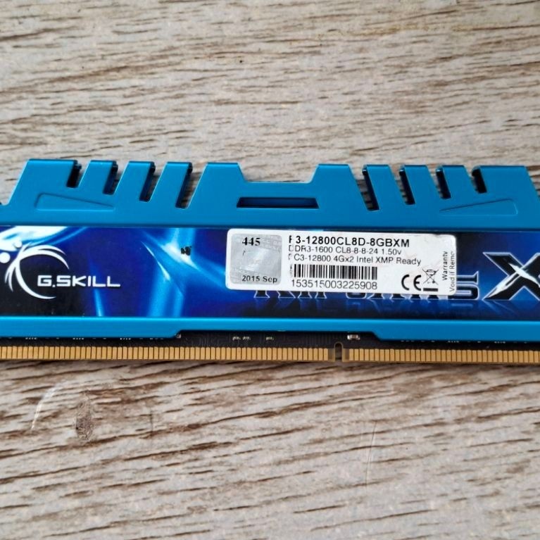 [มือสอง] RAM PC G.SKILL Ripjaws X DDR3 4GB Bus 1600 CL8 (F3-12800CL8D-8GBXM) แรมคอมพิวเตอร์